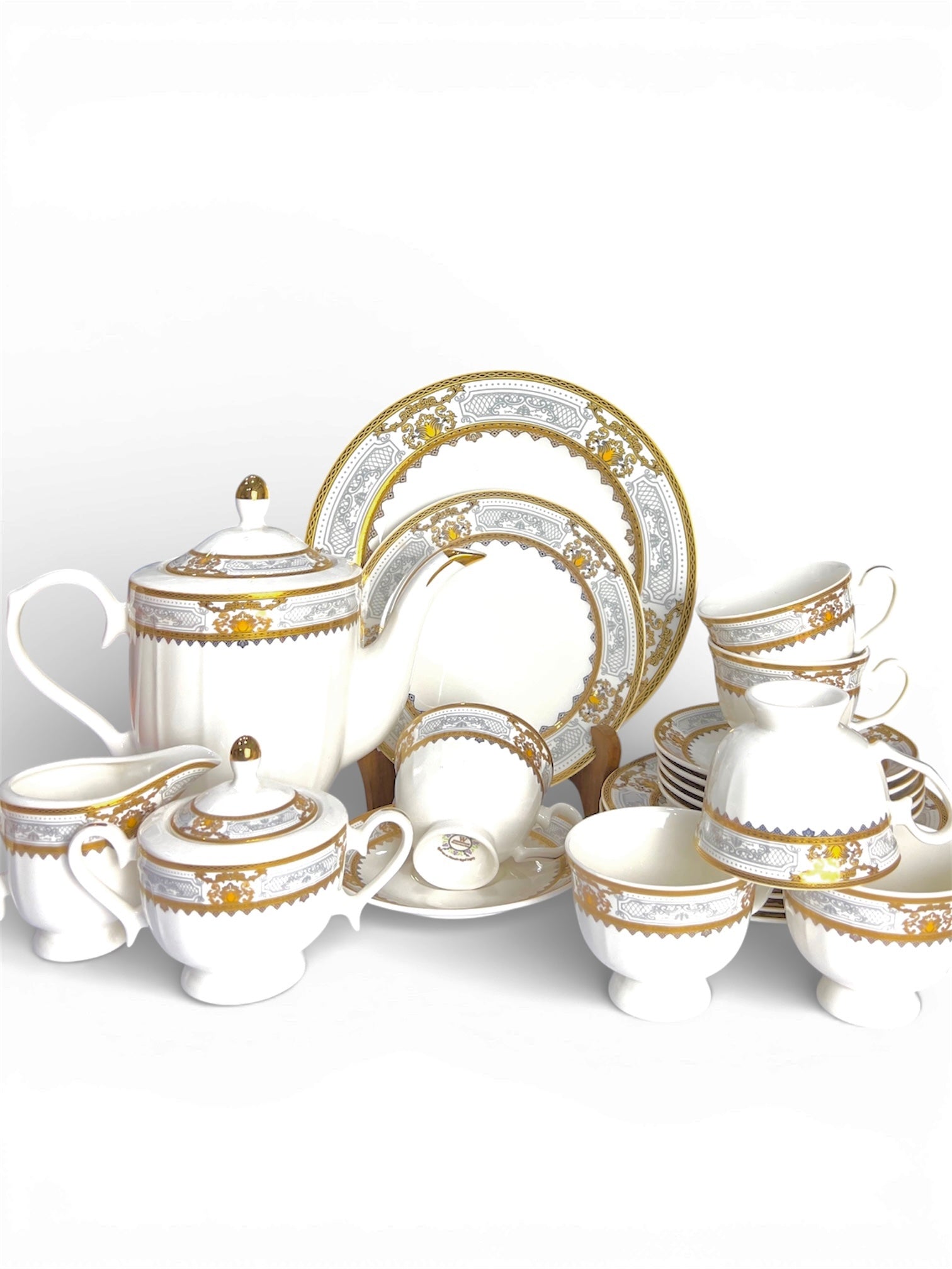Golden Grace Tea Set