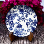 26 Pc Royal Blue Blossom Dinner Set