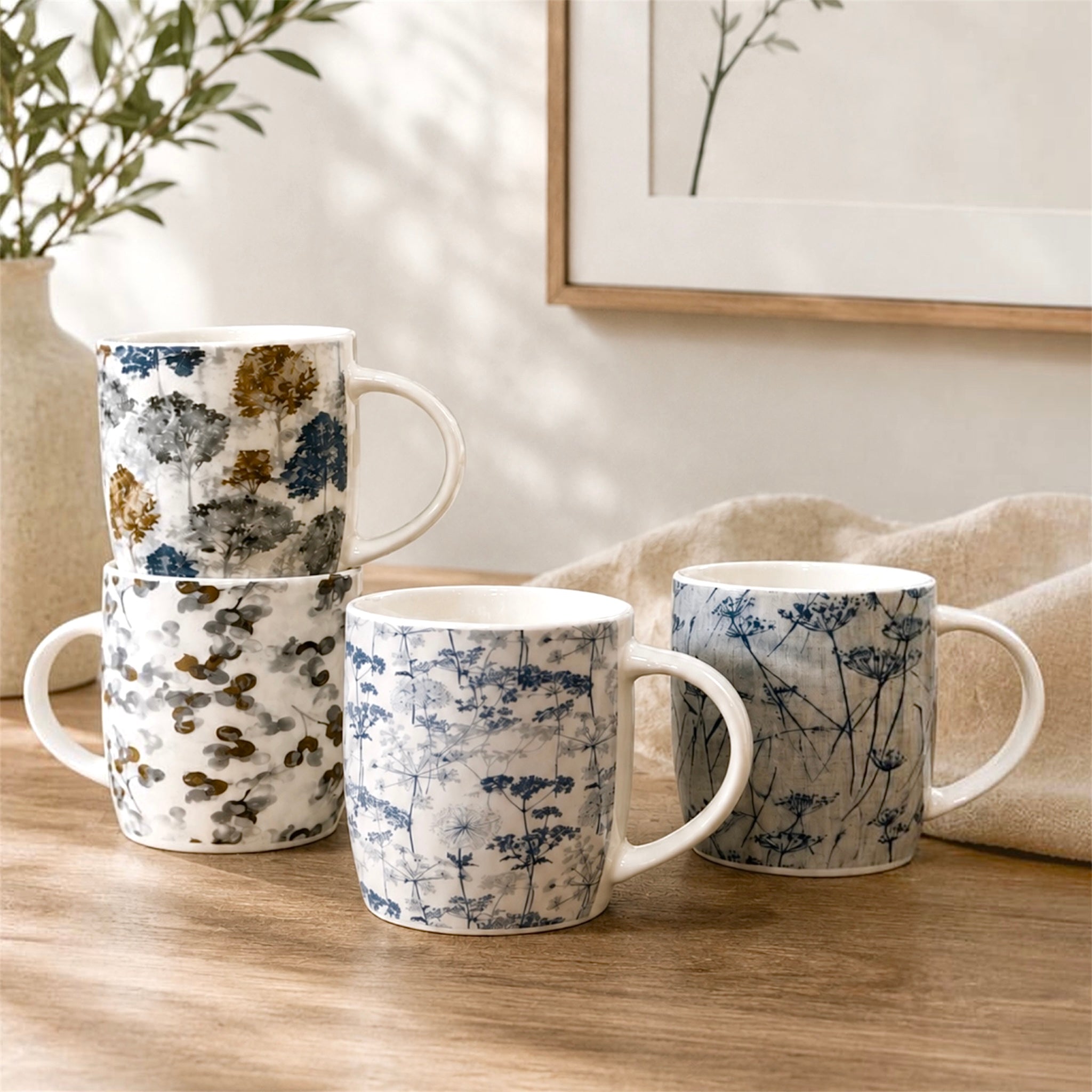 Ash Bloom Mug Set