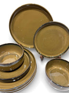 Olive Earth Plates