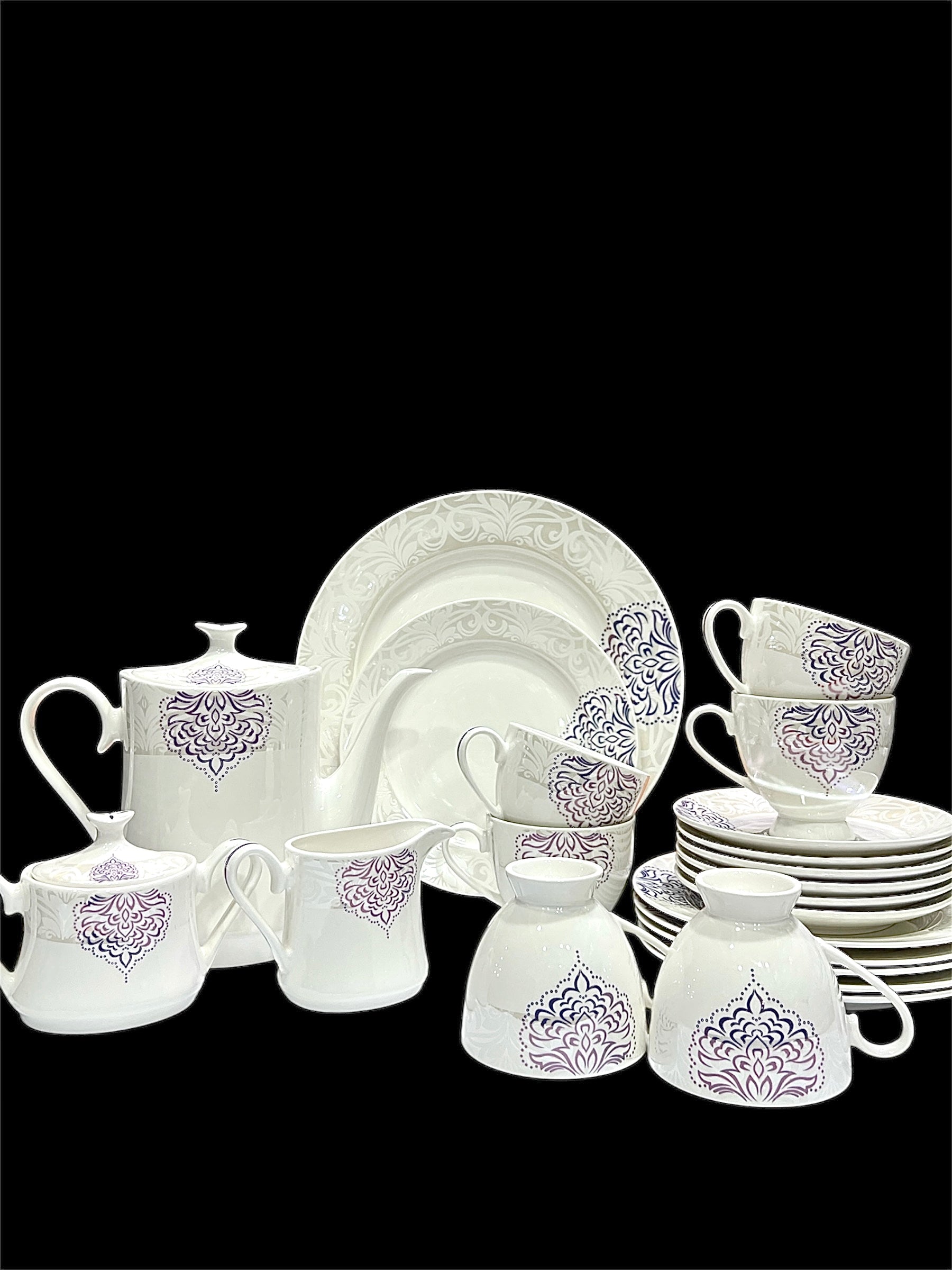 Violet Whisper Tea Set