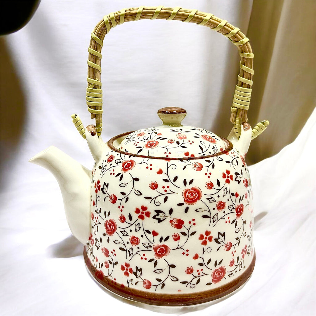 Floral Flame Teapot