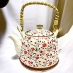 Floral Flame Teapot