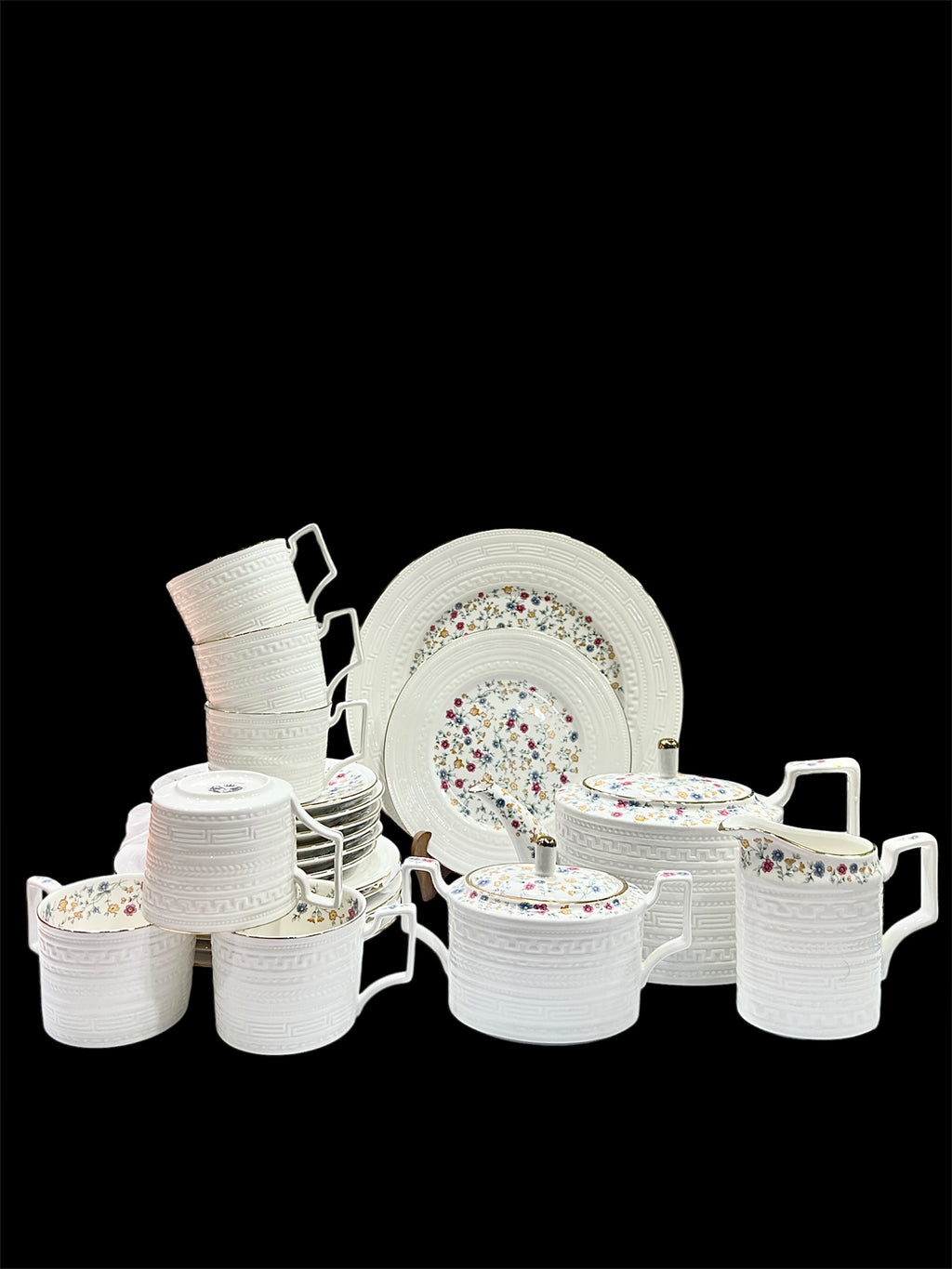 Rose And Lace Tea Set