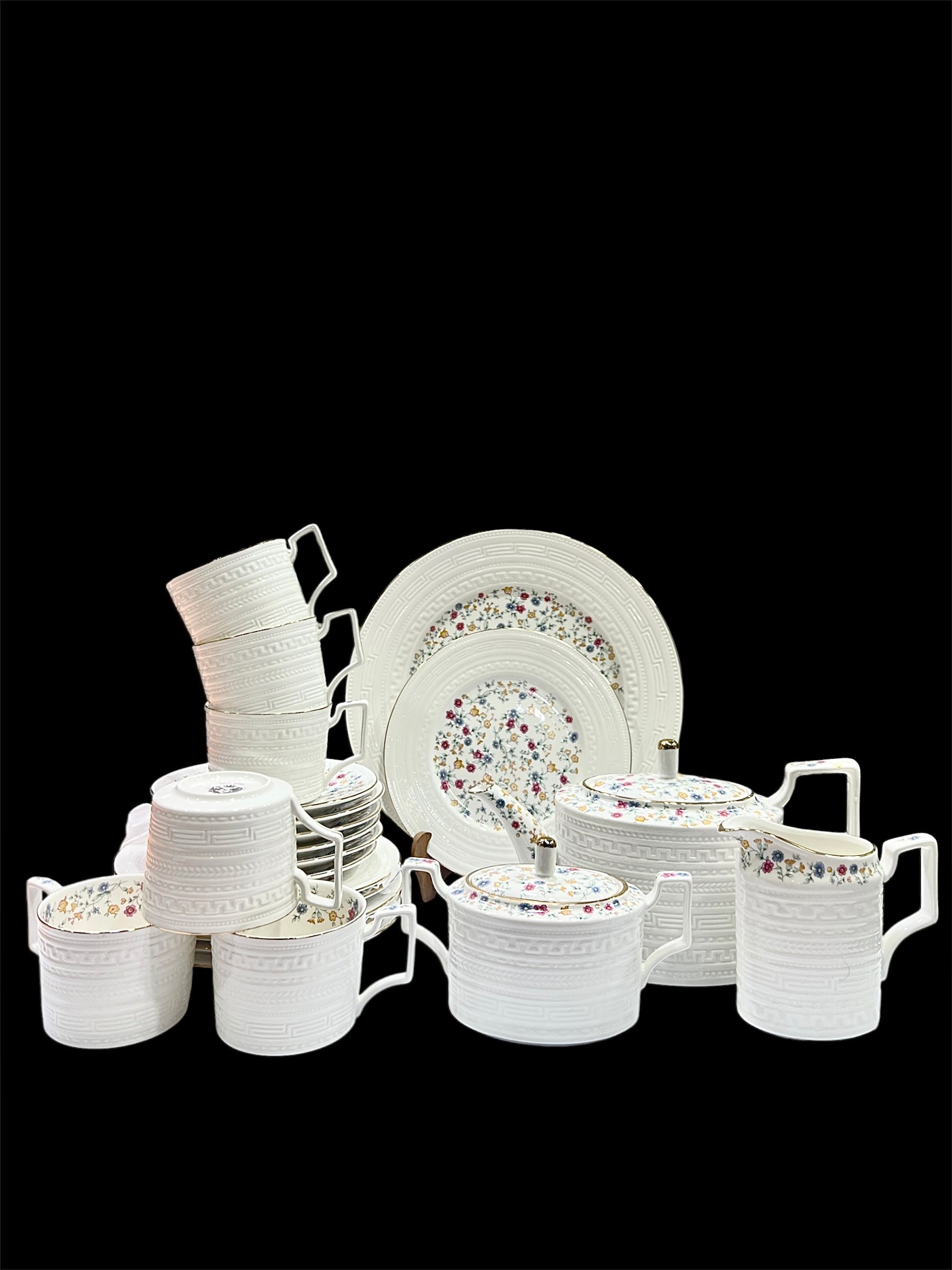 Rose And Lace Tea Set