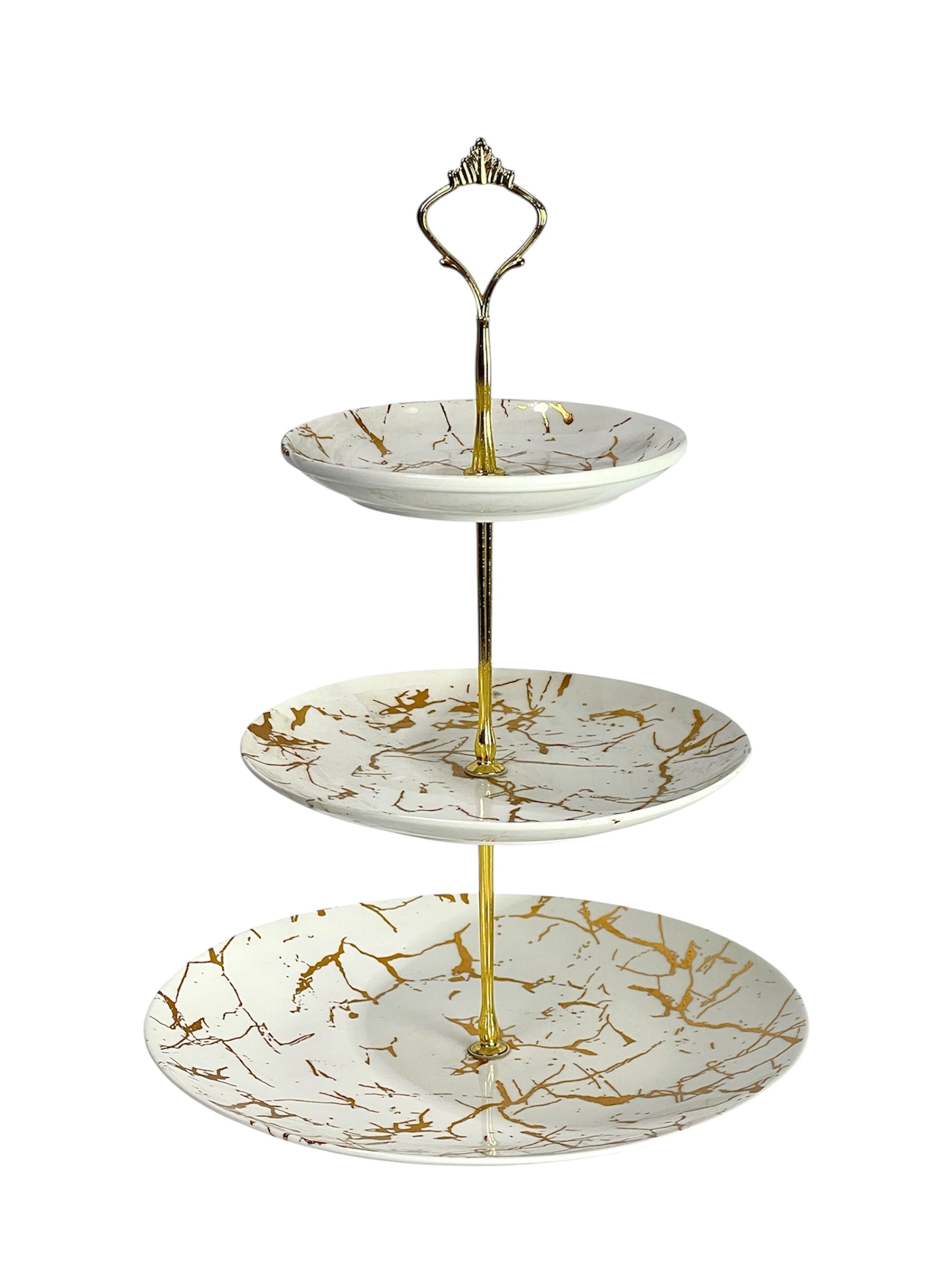 Marble Elegance Pastry Stand