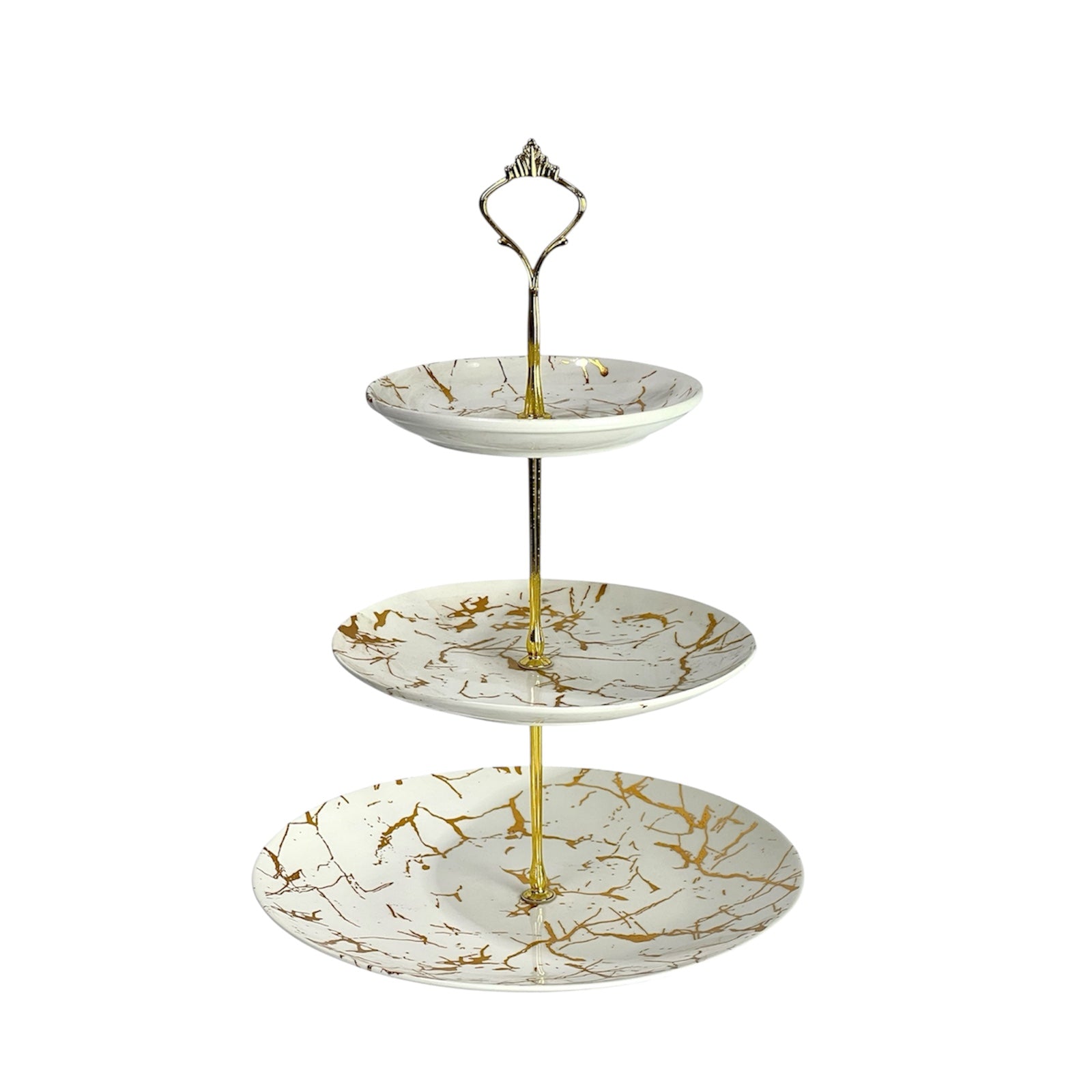 Marble Elegance Pastry Stand