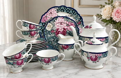 Rose Garden Tea Set