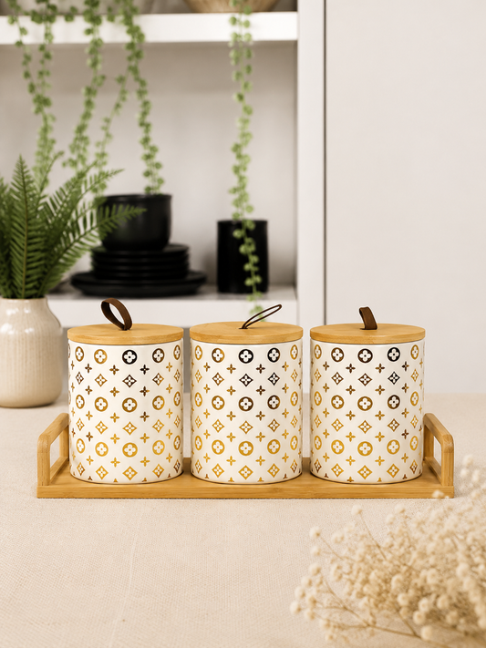 Golden Luxe Canister Set