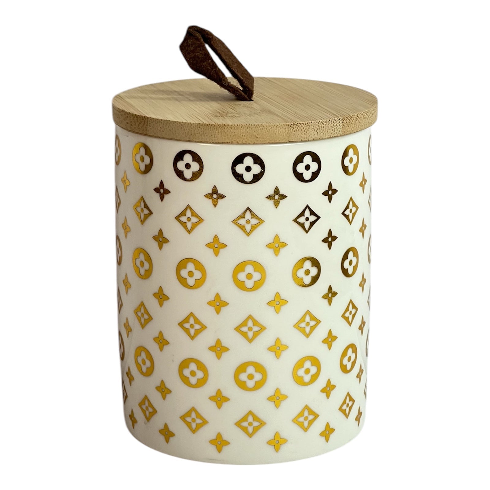 Gold charm jar set