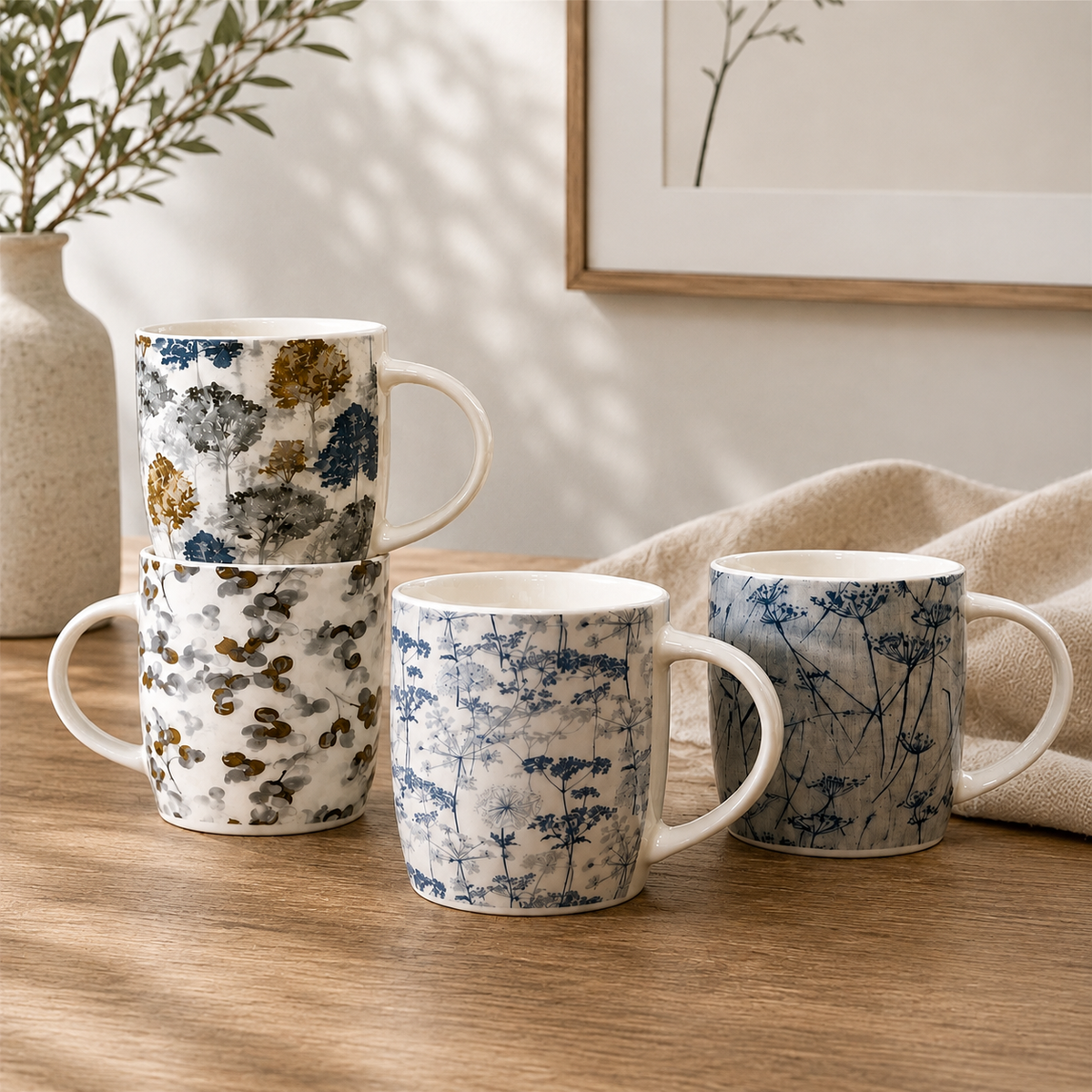 Ash Bloom Mug Set