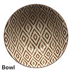 Earth tone 24 piece plate set