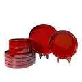 Ember Red Plate Set