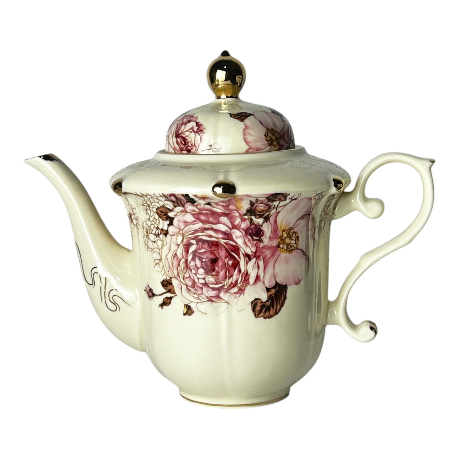 Floral Elegance Tea Set