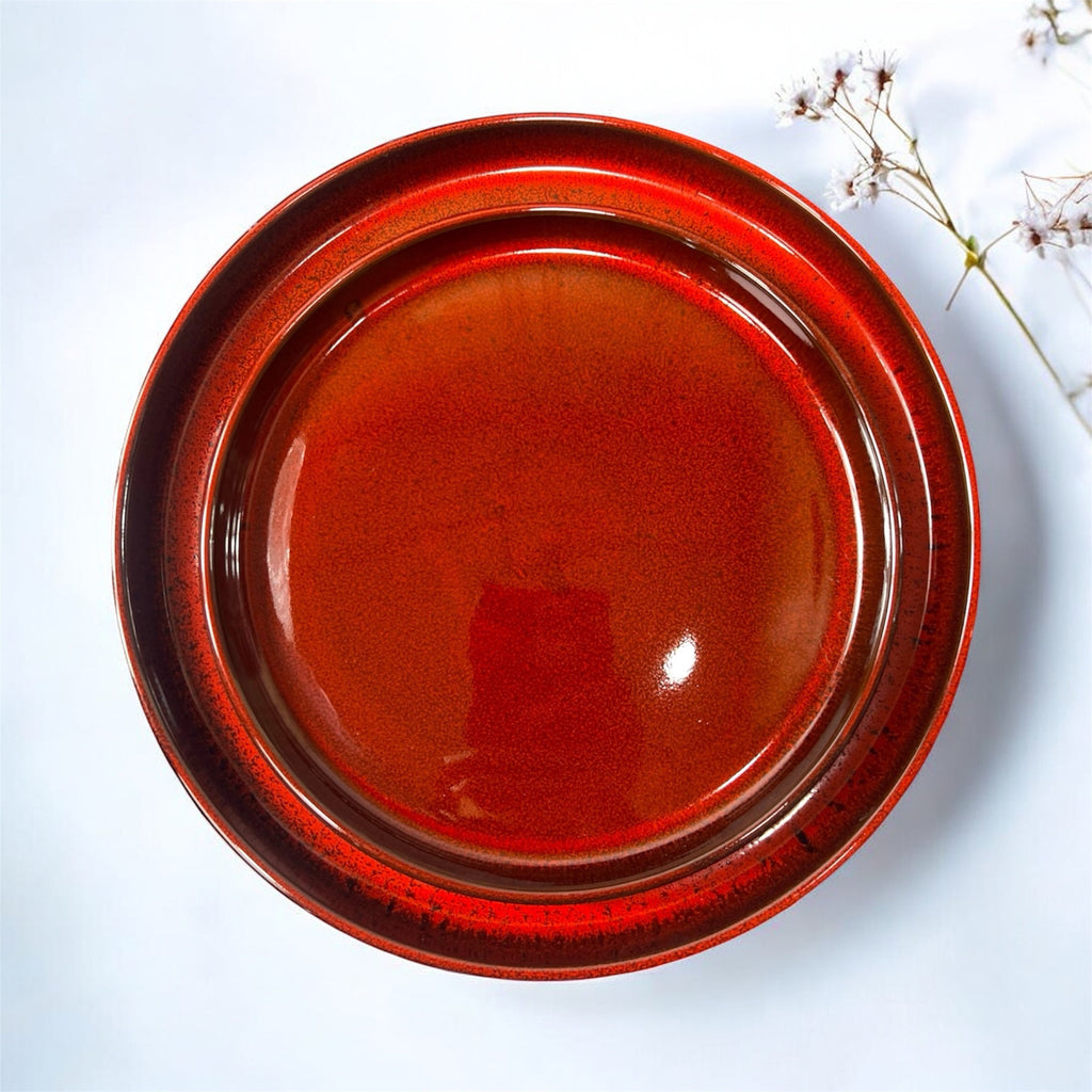 Ember Rise Plate Ember Red Plate – dinex