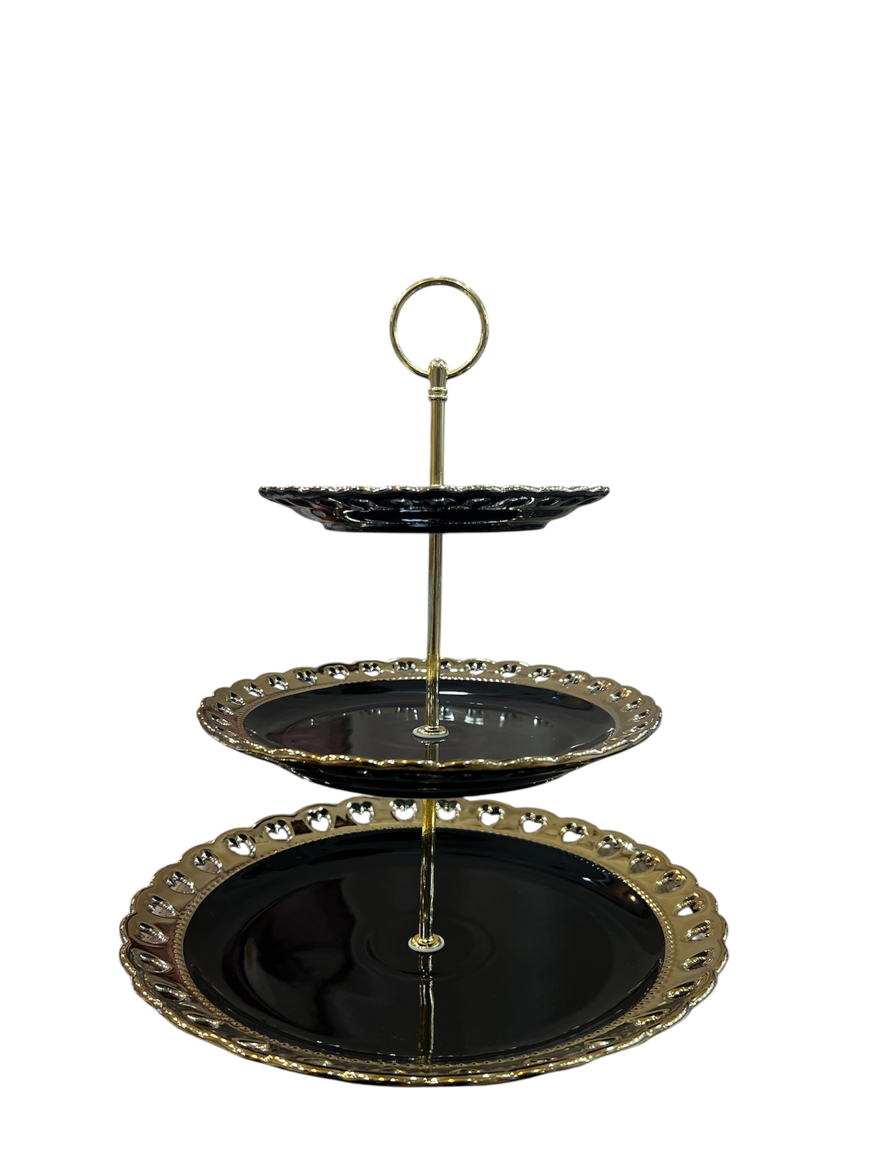 Midnight Elegance Pastry Stand