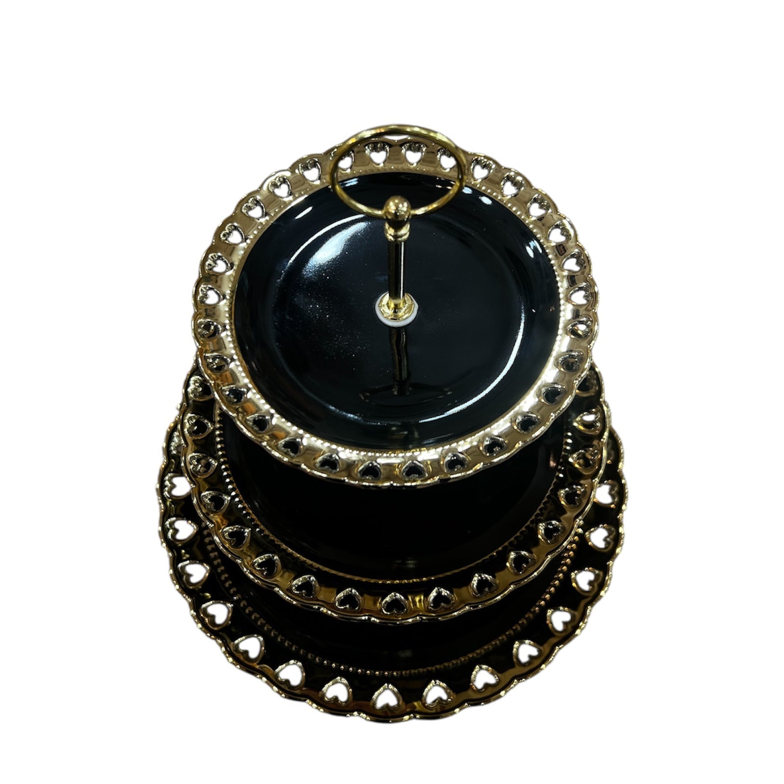 Midnight Elegance Pastry Stand