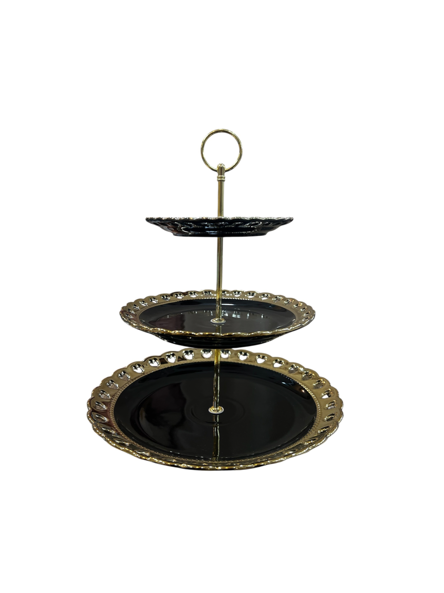 Midnight Elegance Pastry Stand