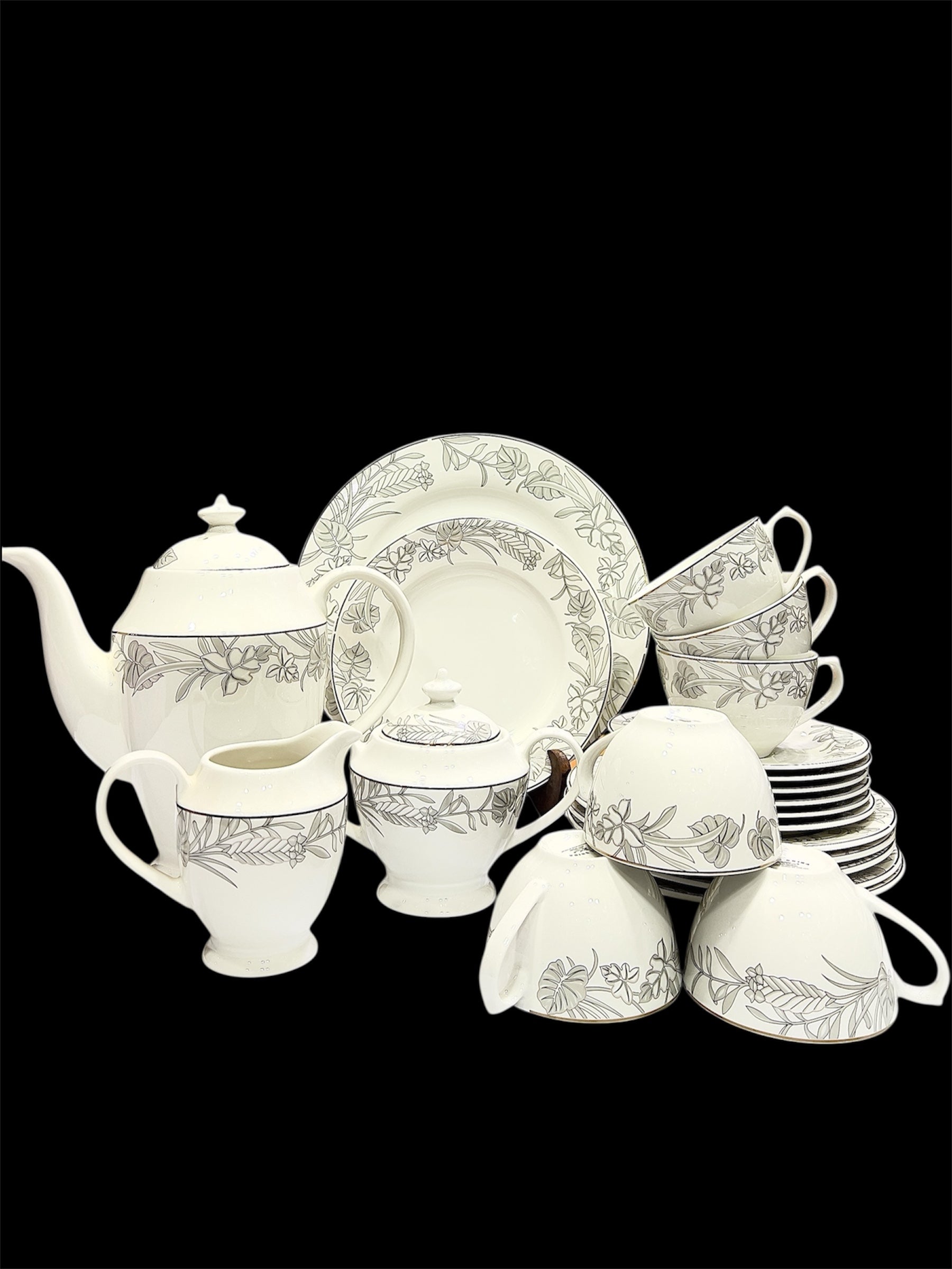 Grey Garden Tea Set