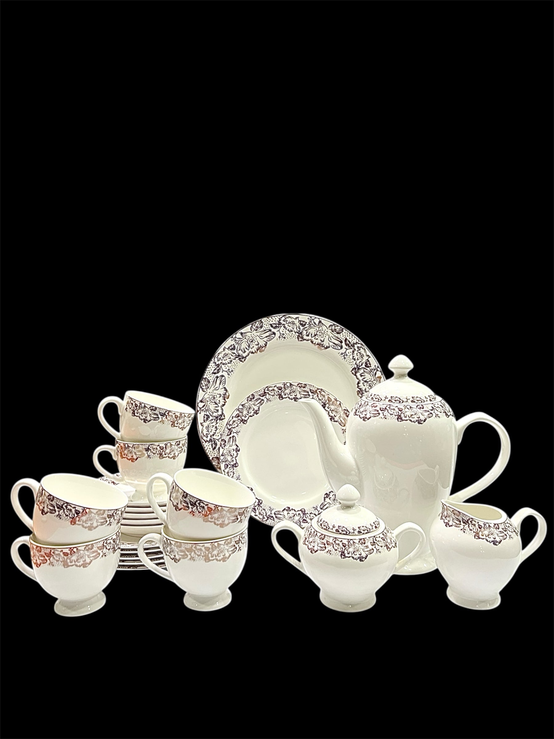 Blossom Crest Tea Set
