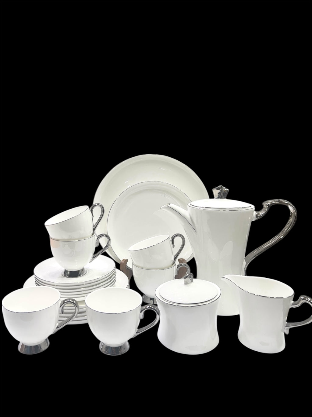 Silver Serenity Tea Set