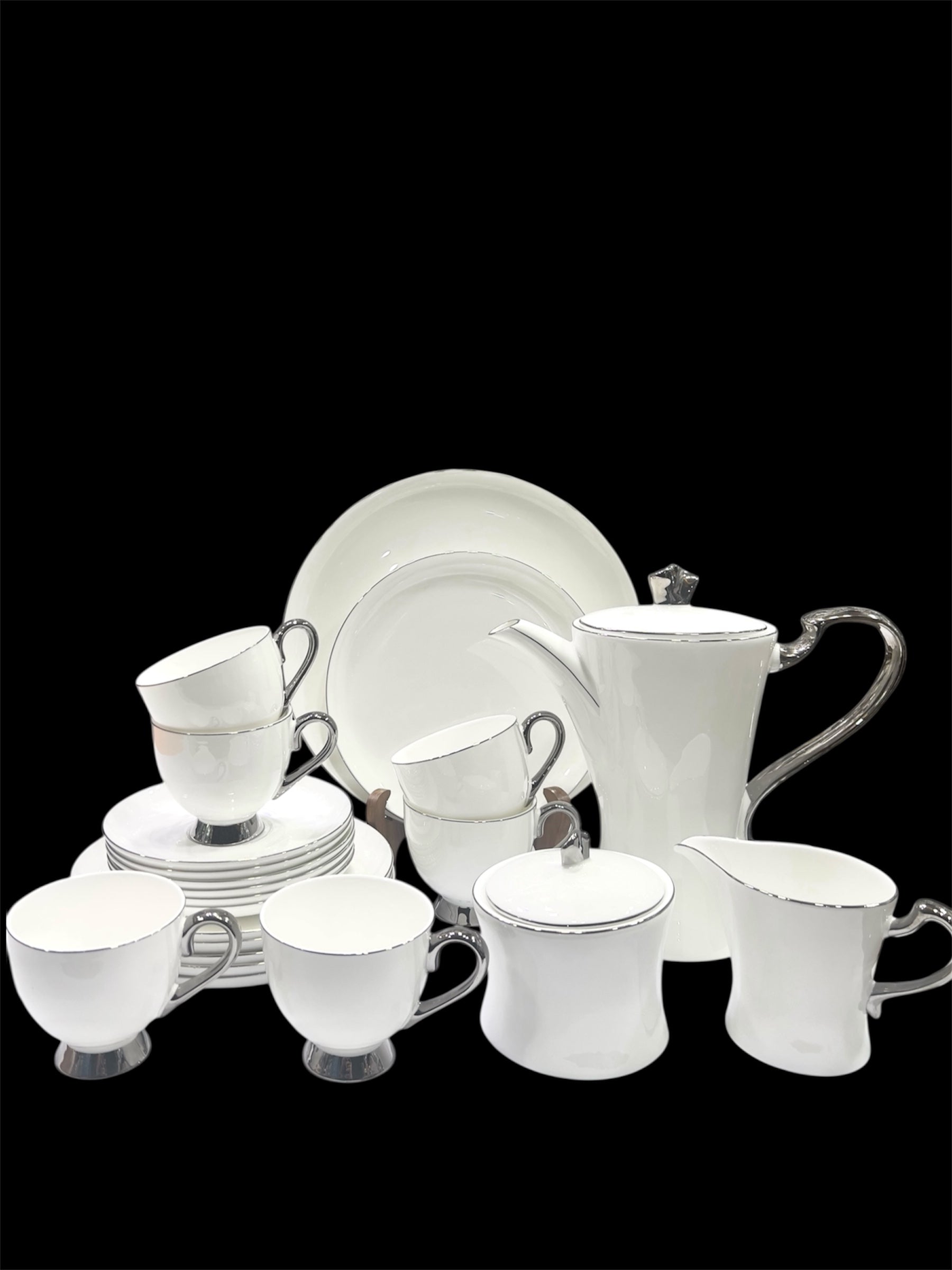 Silver Serenity Tea Set